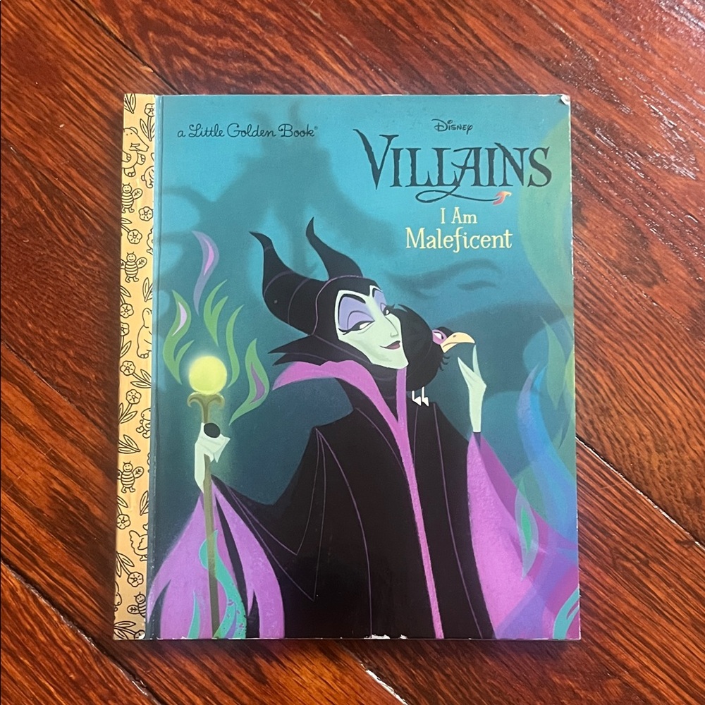 Disney Maleficent Book Cover Art - Black & Purple